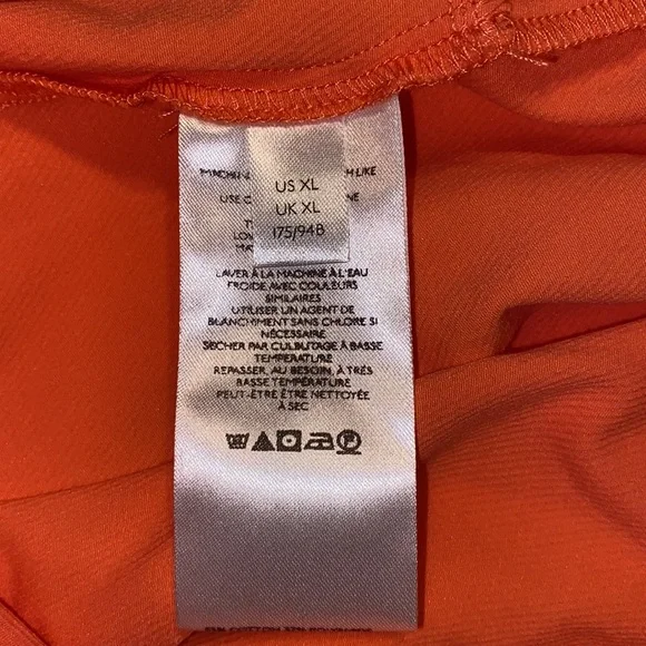 Free People Real Deal High Waist front slit flare pants in coral size XL - Picture 9 of 11